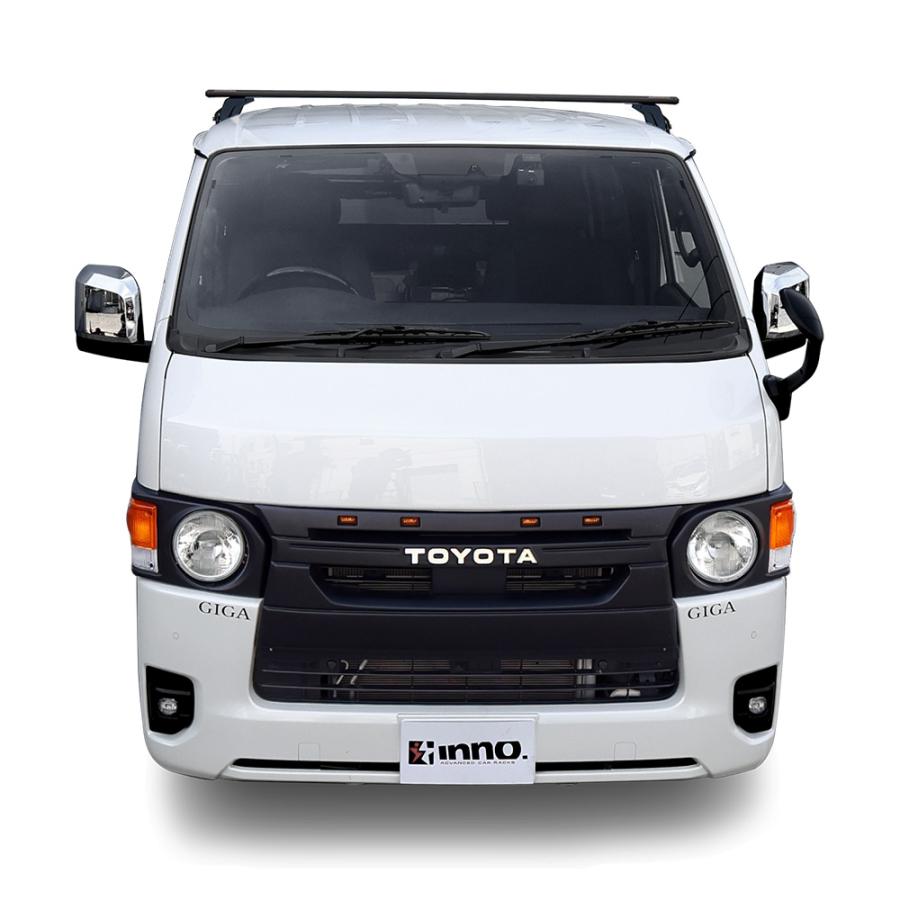 INNO 車 ベースキャリア XD202 ドリップエアロベースセット ハイエース