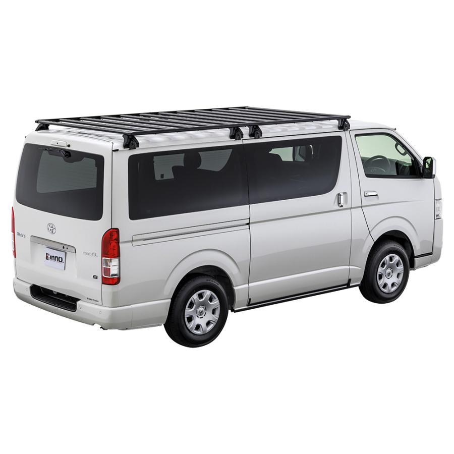 INNO ハイエース 200系 ルーフラック WEB限定 XL502 フラットデッキ