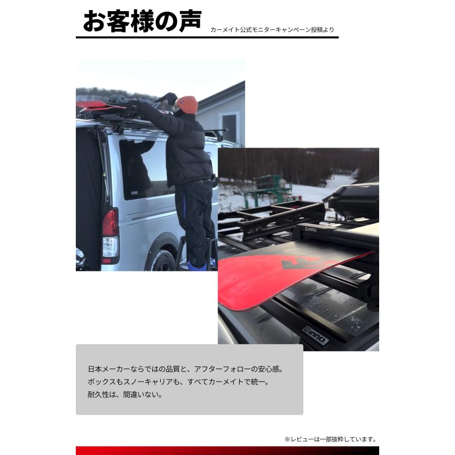INNO ハイエース 200系 ルーフラック WEB限定 XL503 フラットデッキ 