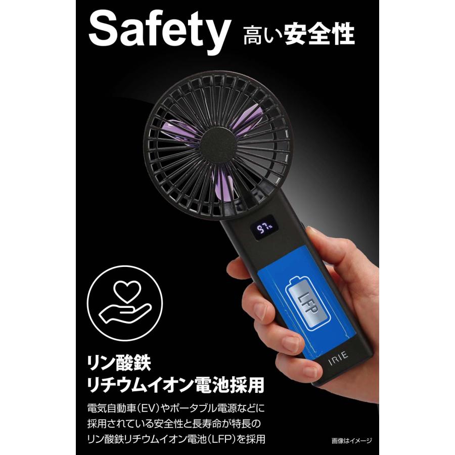 カーメイト（CARMATE） 爆風ハンディファン 扇風機 強風 100段階 ZE40E