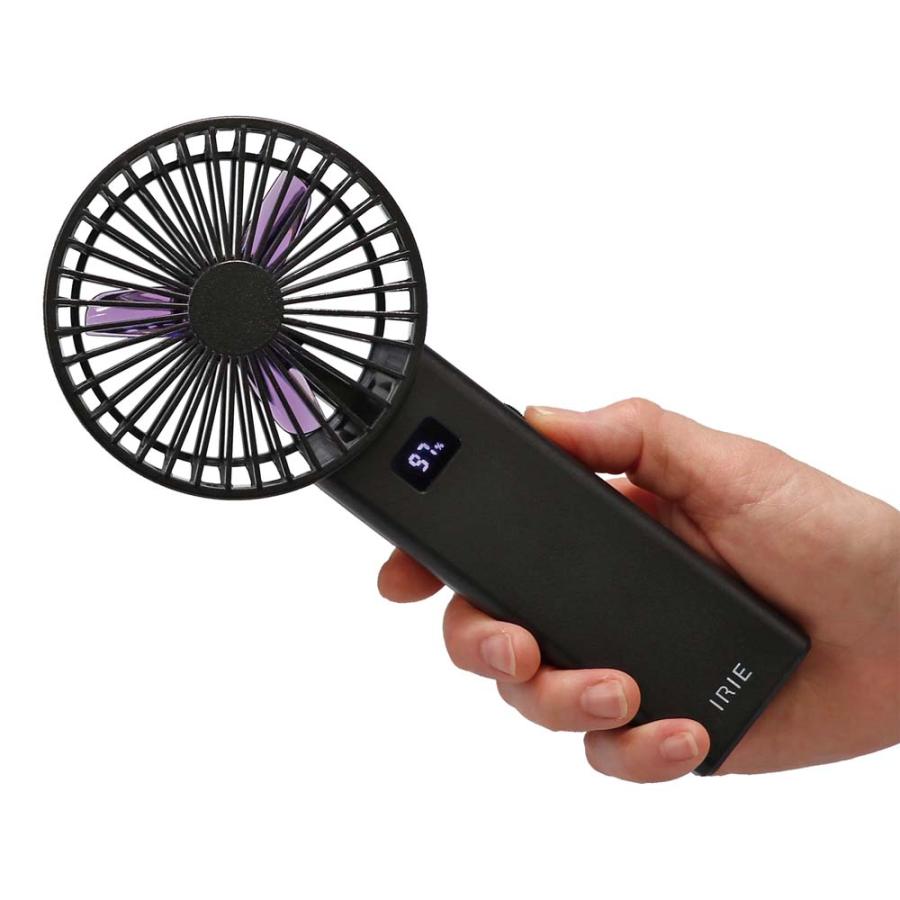 カーメイト（CARMATE） 爆風ハンディファン 扇風機 強風 100段階 ZE40E