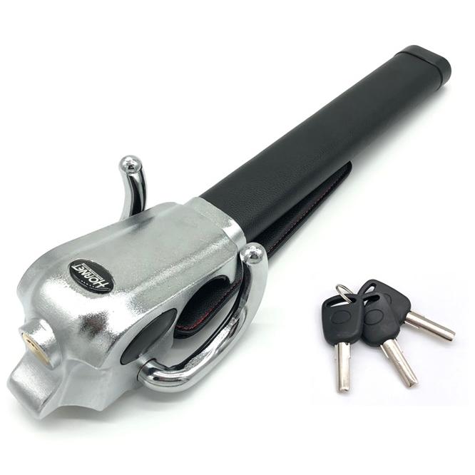 HORNET専用キータイプＬ型ダブルロック式ハンドルロック LH-5LB 加藤電機 HORNET L型 ダブルロック式 ハンドルロック LH-5LB : カー