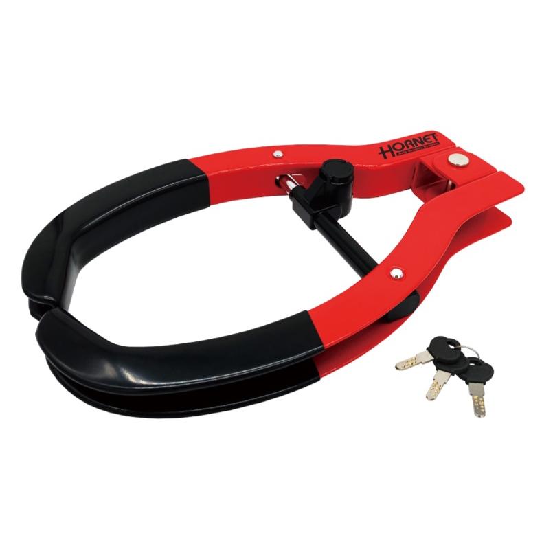 【HORNET】タイヤロック　未開封品 加藤電機 HORNET タイヤロック セキュリティーロック LT-51R : カー
