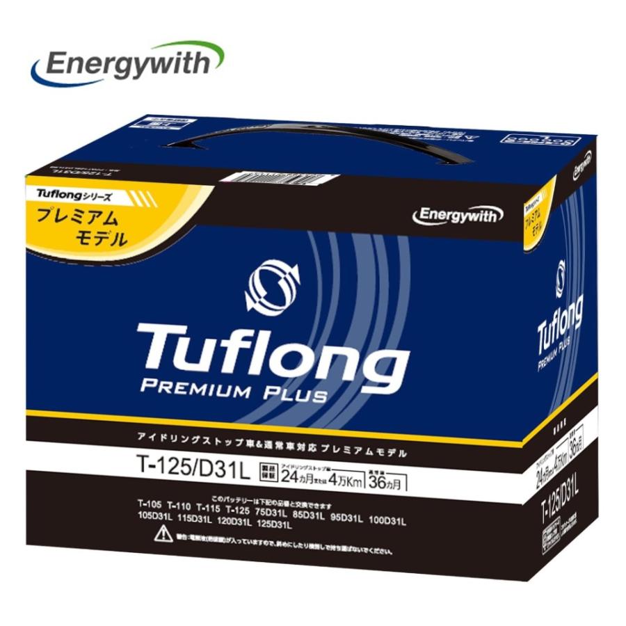 Energywith（エナジーウィズ） Tuflong PREMIUM PLUS バッテリー T125L 