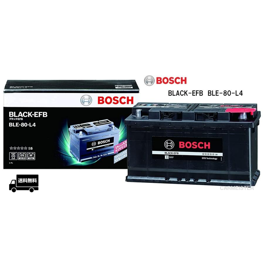 BOSCH（ボッシュ） BLE-80-L4 BOSCH 欧州車用 BLACK-EFB バッテリー