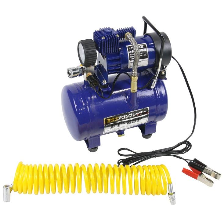 取引終了】ミニオイルレスエアコンプレッサー格安！