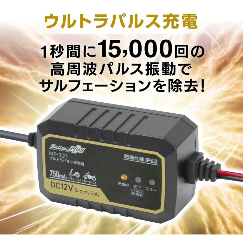 メルテック 大自工業 MP-310 ウルトラパルス充電器 6.5A : カーマイ