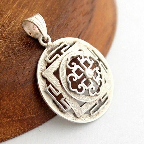 チベット 曼荼羅 マンダラ お守り シルバーペンダント ペンダント  