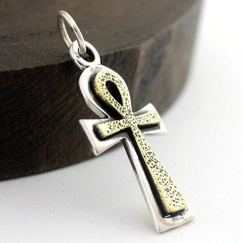 エジプト アンク エジプト十字 エジプトクロス KEY OF LIFE シルバー