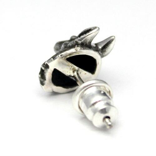 エジプト アヌビス ジャッカル ピアス シルバー925 アクセサリー 魔 