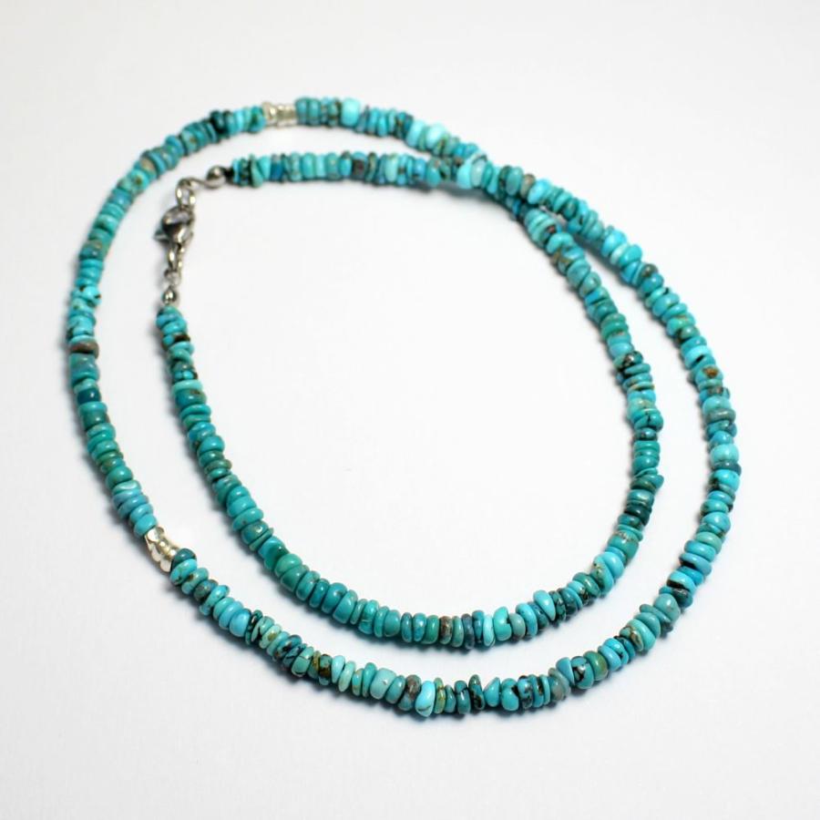 カレンシルバー ターコイズ トルコ石 ネックレス 天然石