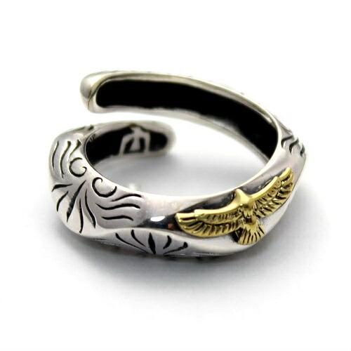 ネイティブアメリカン イーグル 鷹 リング 指輪 シルバー925