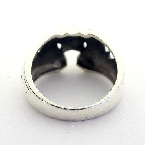 シルバーリング ホースシュー スター 馬蹄 五芒星デザインリング シルバー925 五芒星 シルバーリング ペンタグラム スター 星 ホースシュー