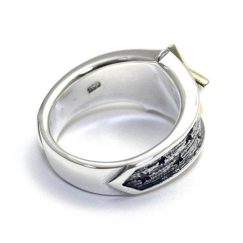 ペンタグラム(五芒星)銀リング リング ペンタグラム 五芒星 シルバー ダビデの星 指輪 スター