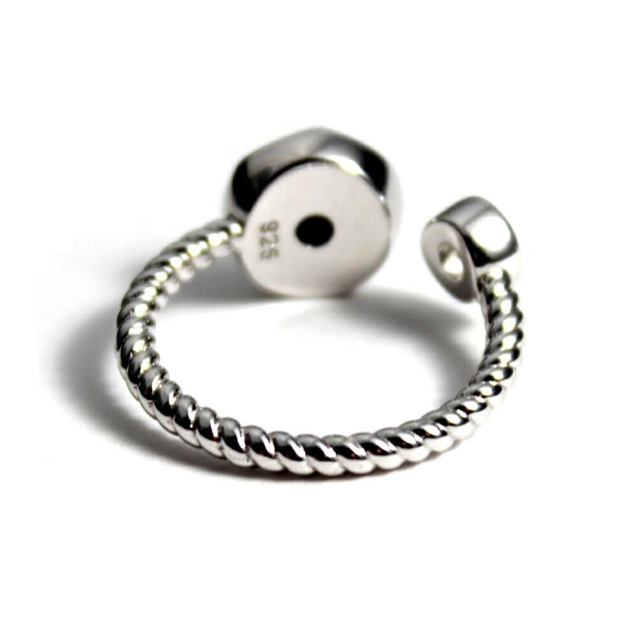 六芒星 アンモライト リング 指輪 水晶 クリスタル シルバー925