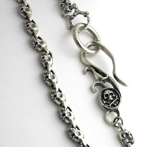 ドクロ 骸骨 ウォレットチェーン スカル ドクロ 骸骨 ウォレットチェーン チェーン メンズ