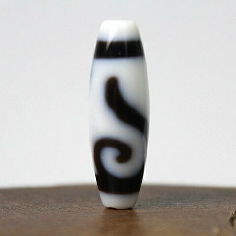 天珠 如意鈎天珠 如意鈎天珠・水晶 - 10mm玉、サイズ15、17cm | 天然石ブレスレットのご