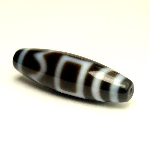 天珠 息増懐天珠 38×12mm ☆ 長寿 無病息災 : カルメロヤフー店 