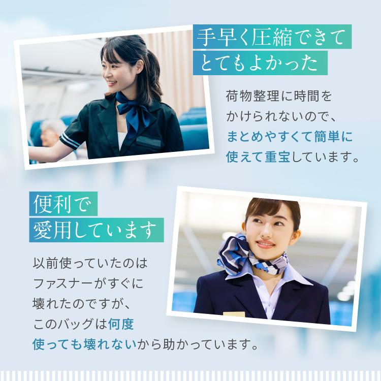 2個で600円OFFクーポン配布中 トラベルポーチ ガジェットポーチ 圧縮ポーチ 圧縮袋 旅行用 衣類収納 旅行グッズ ファスナー圧縮 軽量 大容量 18cm 簡単収納 |  | 06