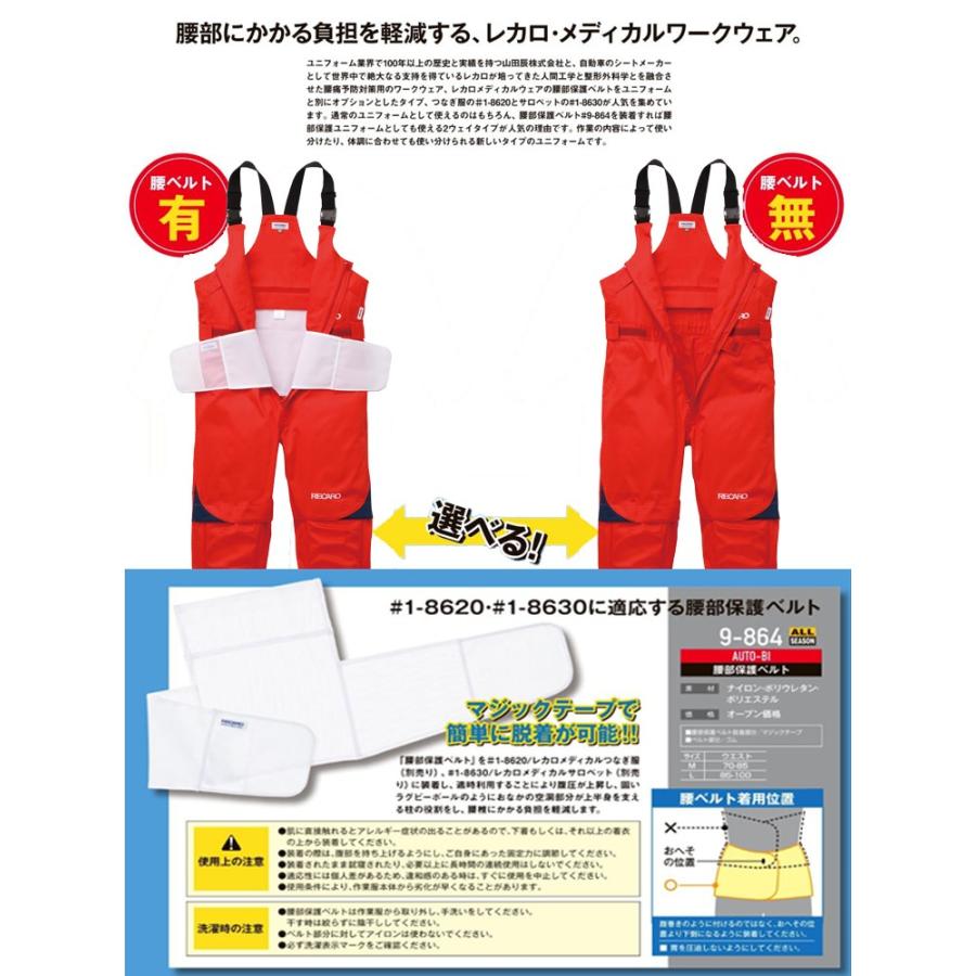 レカロ（RECARO） ヒザパッド付き！ レカロメディカルサロペット8630 S