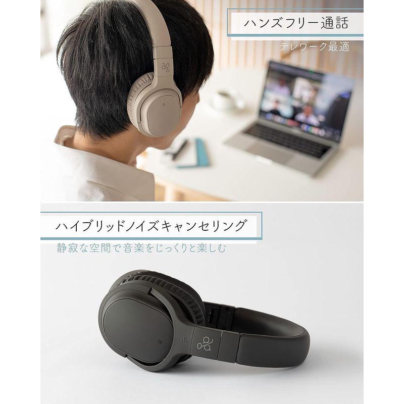 ag WHP01K AG-WHP01K ワイヤレス ヘッドホン Bluetooth ノイズキャンセリング ノイキャン ANC マイク付き（ダ テレビ、オーディオ、カメラ オーディオ機器 イヤホン、ヘッドホン A1246679071(11626円)