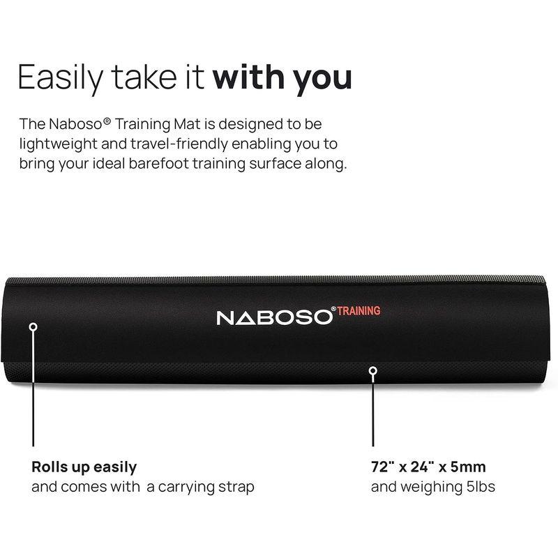 Naboso トレーニング用素足トレーニングマット ? 質感のあるホームジムマット 足を刺激し足の強度を向上 エクササイズ&リハビリに トレーニング用素足トレーニングマット 質感のあるホームジムマット 足を刺激し足の強度を向上 エクササイズ&リハビリに