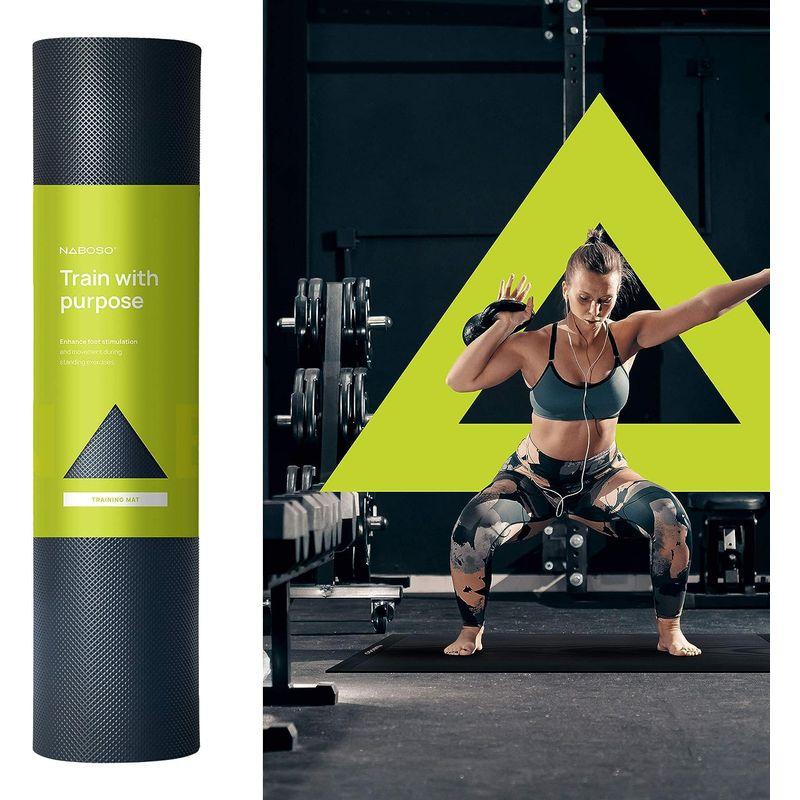 Naboso トレーニング用素足トレーニングマット ? 質感のあるホームジムマット 足を刺激し足の強度を向上 エクササイズ&リハビリに トレーニング用素足トレーニングマット 質感のあるホームジムマット 足を刺激し足の強度を向上 エクササイズ&リハビリに