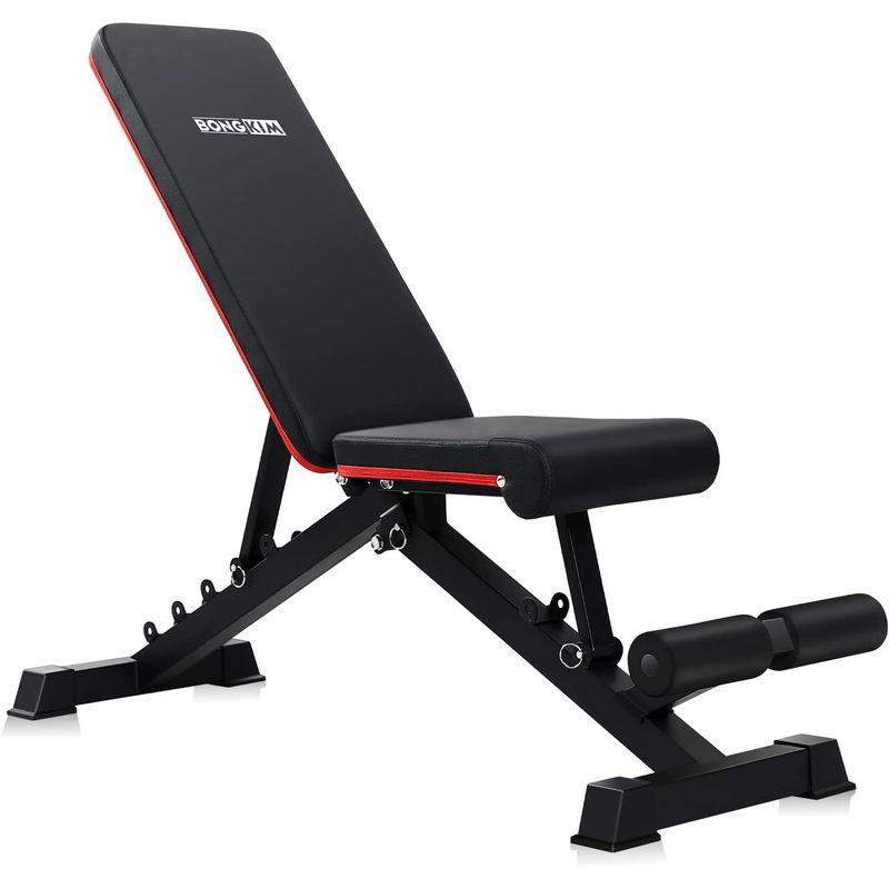 Bongkim トレーニングベンチ インクラインベンチ ダンベル ベンチ 組立超簡単 フラットベンチ デクラインベンチ 筋トレ ベンチプレス ベンチプレス トレーニングベンチ インクラインベンチ ダンベル ベンチ 組立超簡単 フラットベンチ デクラインベンチ 筋トレ