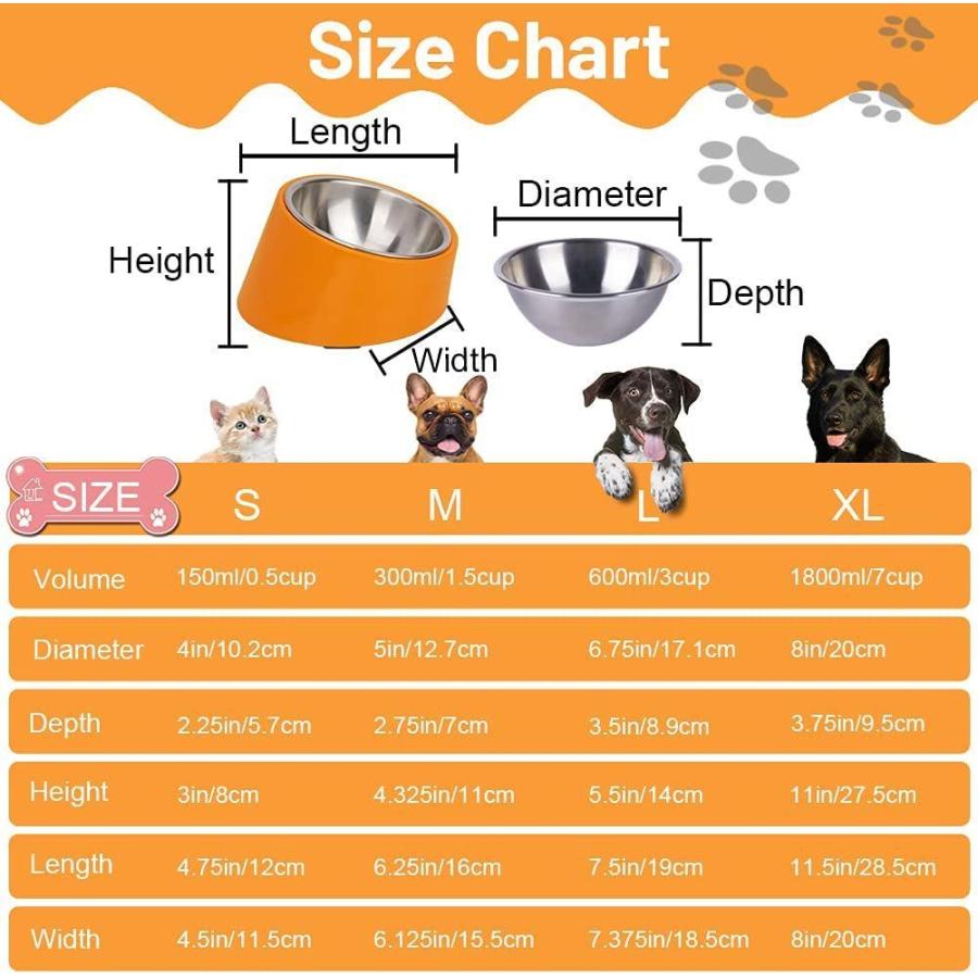 割引価格 SuperDesign 犬 食器 猫 ペット ボウル ステンレス 給食器 スタンド 傾斜がある 15度 食事をより気軽に メラミン製ス  fol.mywinterhaven.com