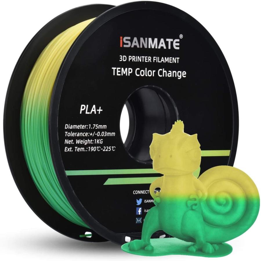 iSANMATE 3Dプリンター用 PLAフィラメント 1.75mm径 寸法精度+/- 0.03mm 1KG (2.2LBS) スプール造形｜carnivalmall｜06