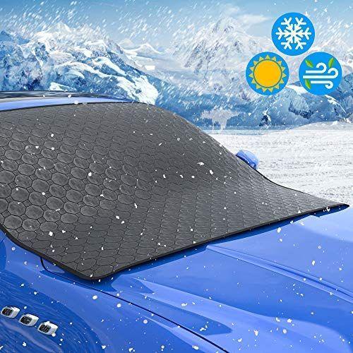 Versiontech カーフロントカバー 車用 凍結防止 カバー フロントカバー フロントガラス 防水 雪対策