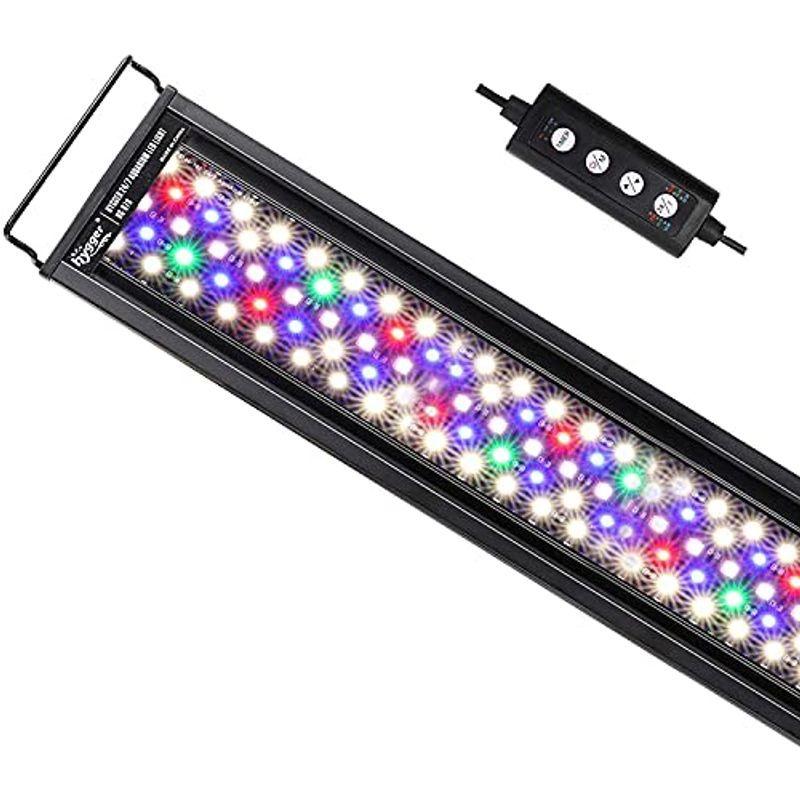 Hygger 水槽ライト アクアリウムライト Led 熱帯魚ライト 水槽用 7色led ５８ 9８led 14 18w 昼光と月光モード 明 Carnivalmall 通販 Yahoo ショッピング