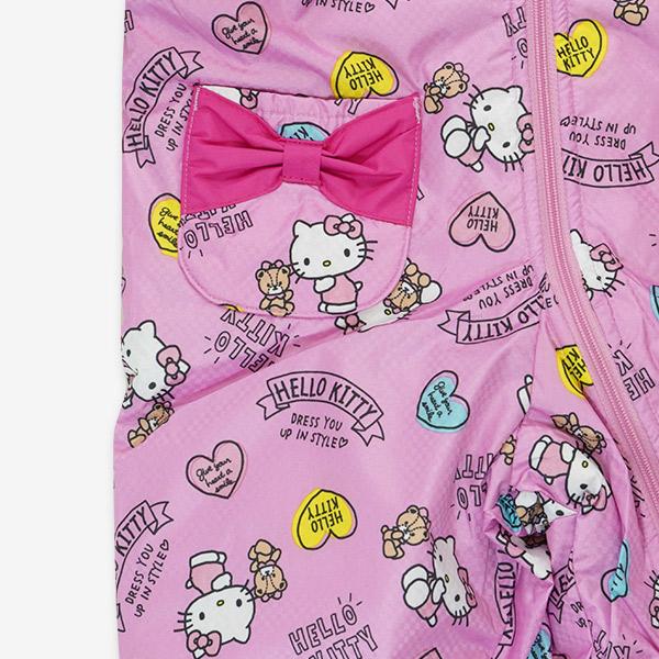 Hello Kitty ベビー女児ジャンプスーツ ハローキティ キティ スキー 撥水加工 特価キャンペーン ベビー キッズ スノーボード雪遊び ワンピース つなぎ