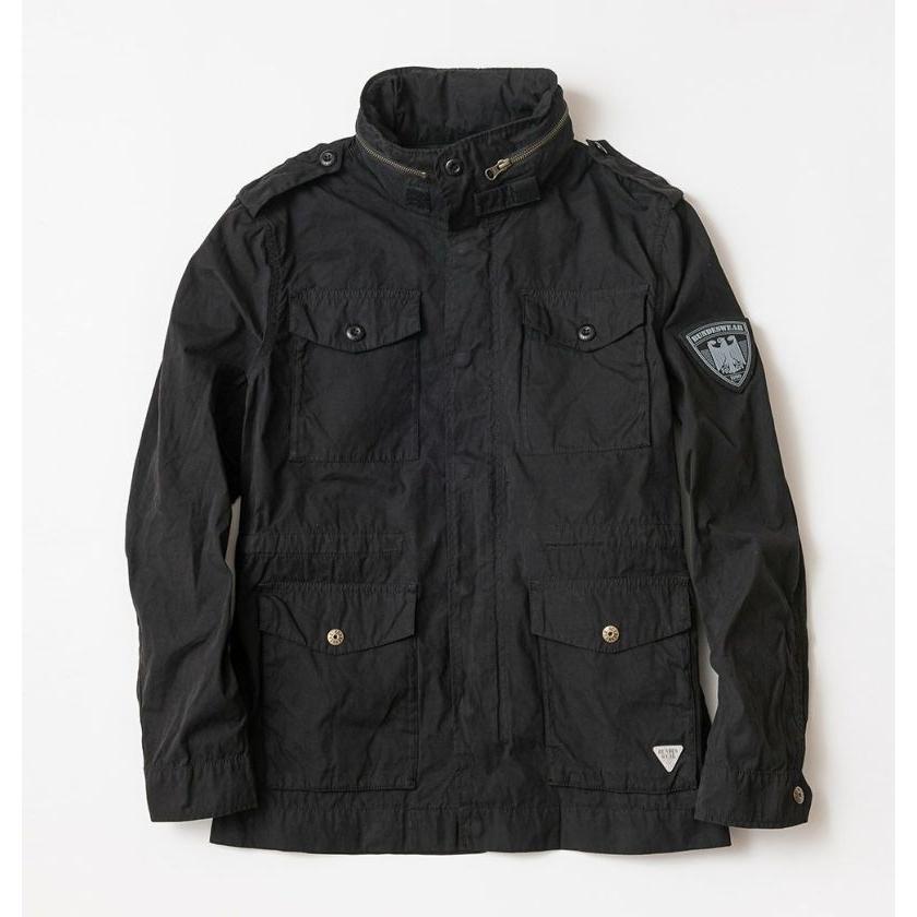 M-65 ジャケット アウター 上着 ミリタリー ベルクロワッペン フード  