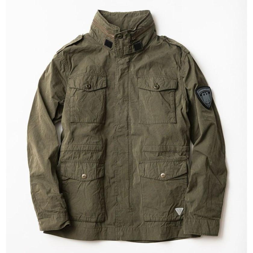 M-65 ジャケット アウター 上着 ミリタリー ベルクロワッペン フード  