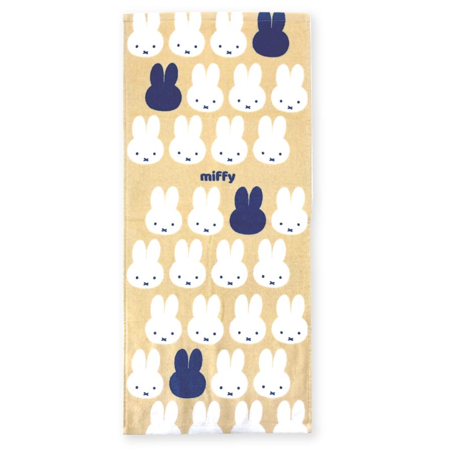 訳あり ミッフィー フェイスタオル 行列 80×34cm ウォッシュタオル 100％ ディックブルーナ miffy かわいい 大人 子供 メール便｜carol-netstore｜02