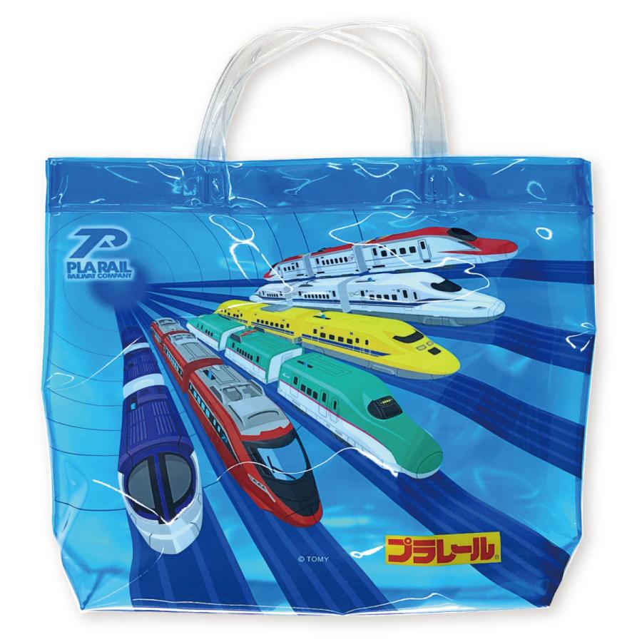 ピエ・ド・プールの小さなシチリアバッグ 訳あり プールバッグ ビニールバッグ プラレール ビーチバッグ