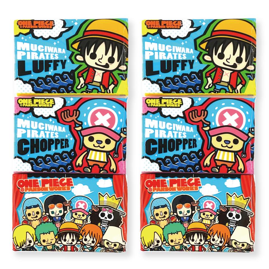 ポケットティシュ 6個パック ワンピース ONE PIECE 水に流せるティシュ