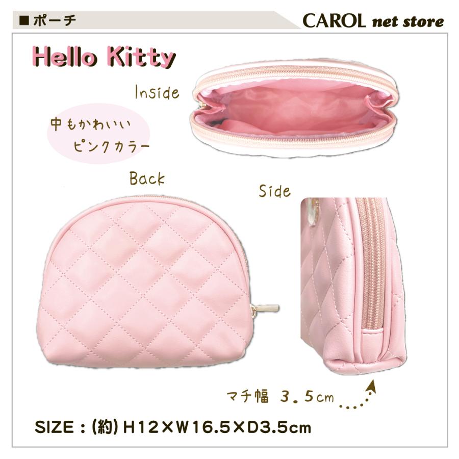 2209 ハローキティ化粧ポーチ HELLO KITTY × BRILMY リップが縦に収納できる ズボラに優しい
