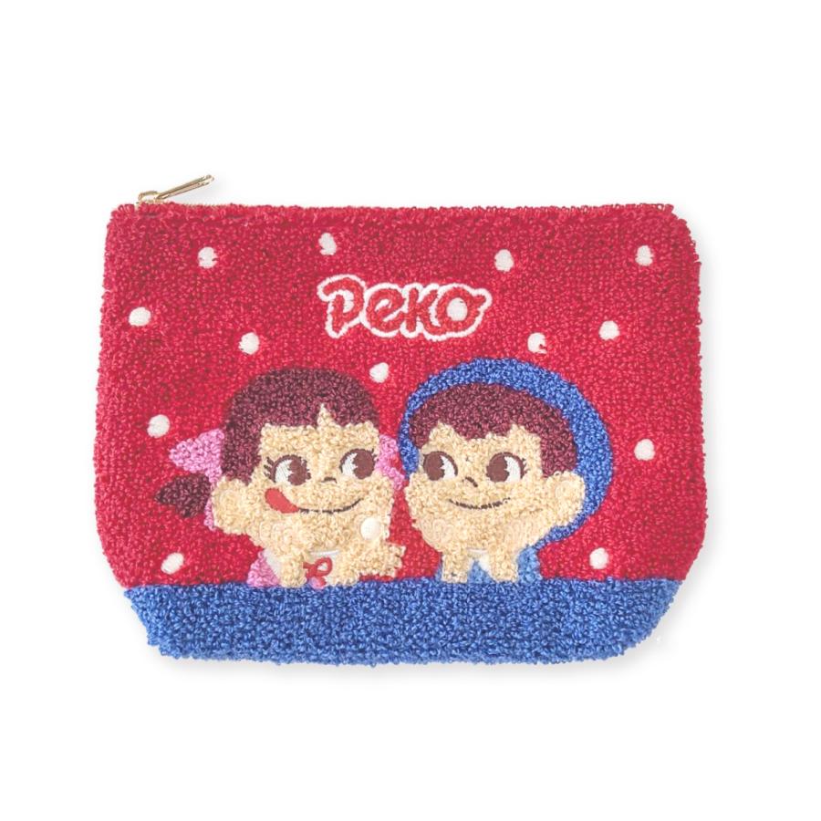 不二家ペコちゃんポコちゃん小物入れ❤ 不二家（FUJIYA） ポーチ ペコちゃん ペコ＆ポコ ミルキー 小物 整理
