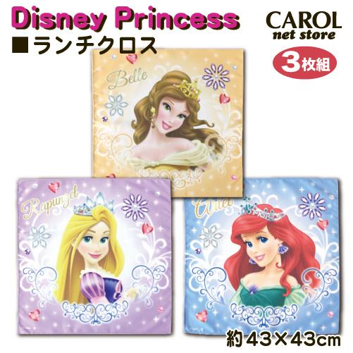 ディズニー　プリンセスデイズ　おべんとうチーフ Disney（ディズニー） ランチチーフ ランチクロス ナフキン ディズニー