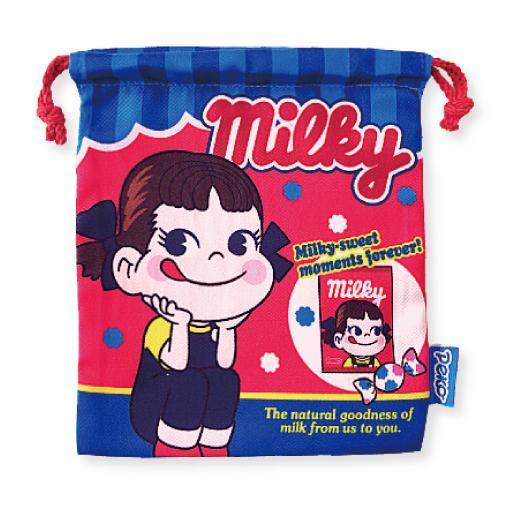 巾着 お菓子パッケージ柄 給食袋 かわいい お菓子柄 大人 ランチ シワ