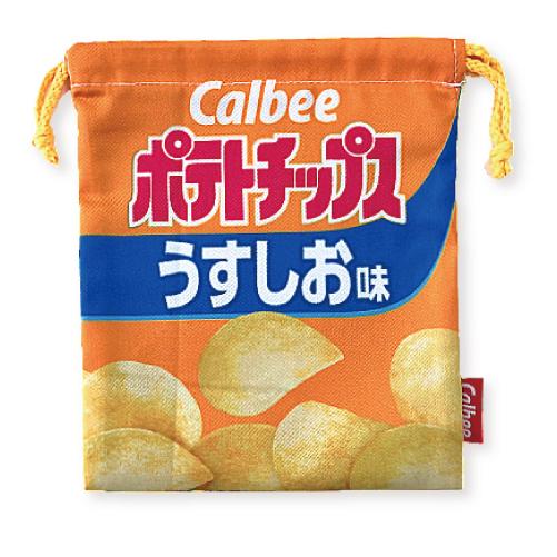 巾着 お菓子パッケージ柄 給食袋 かわいい お菓子柄 大人 ランチ シワ