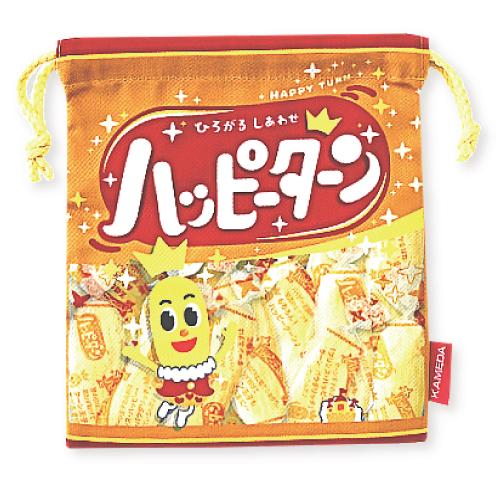 巾着 お菓子パッケージ柄 給食袋 かわいい お菓子柄 大人 ランチ シワ