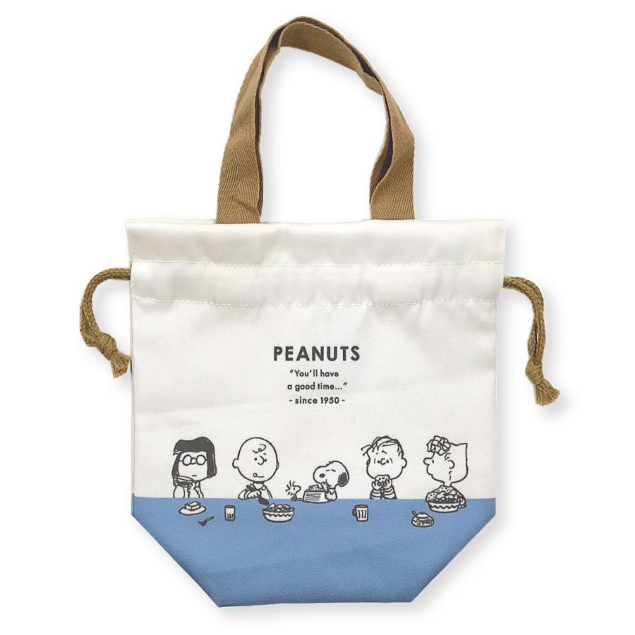 SNOOPY（スヌーピー） 巾着 ランチ巾着 ランチバッグ 抗菌 保冷 保温