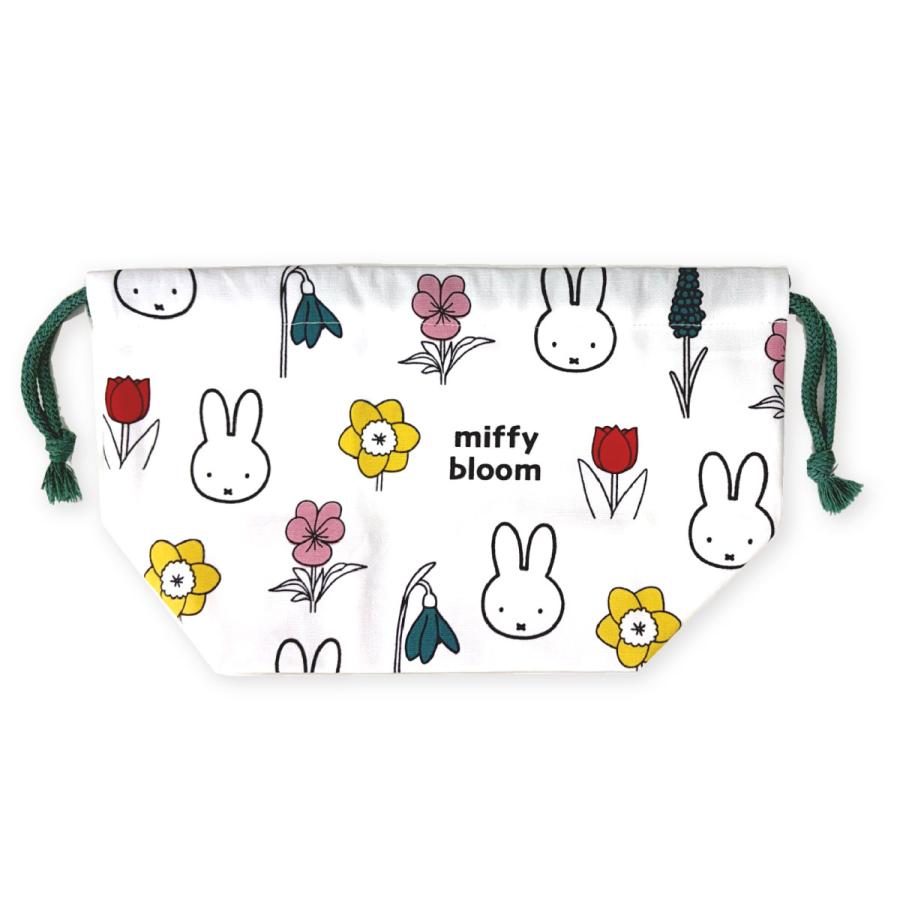 Miffy（ミッフィー） 巾着 ランチ巾着 花柄 ケーキ ピンク BS26-47