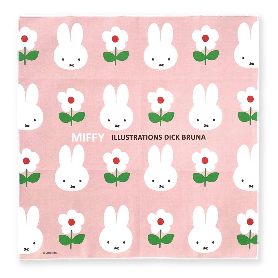 Miffy ランチクロス ナフキン ミッフィー 花柄 いちご柄 ピンク