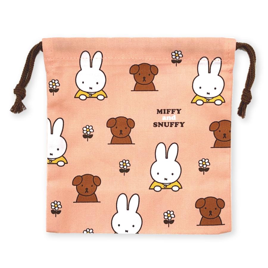 Miffy ミッフィー巾着袋 S ミッフィー＆スナッフィー MF789