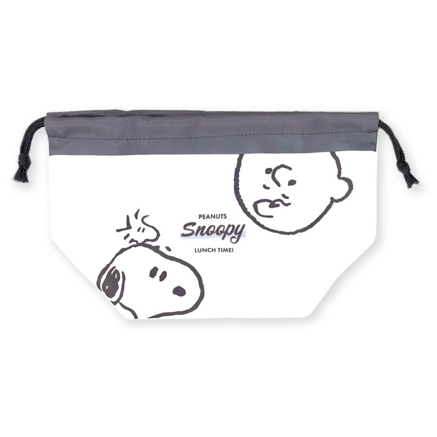 SNOOPY（スヌーピー） ランチ巾着 キャラクター マチ付き 巾着袋 お