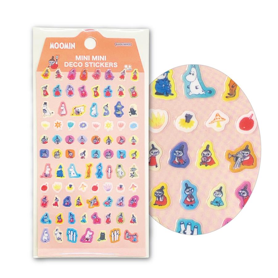 MOOMIN（ムーミン） リトルミイ ミニミニデコステッカー ミニミニシール ステッカー シール プチサイズ 手帳 ノート サンスター文具 ...